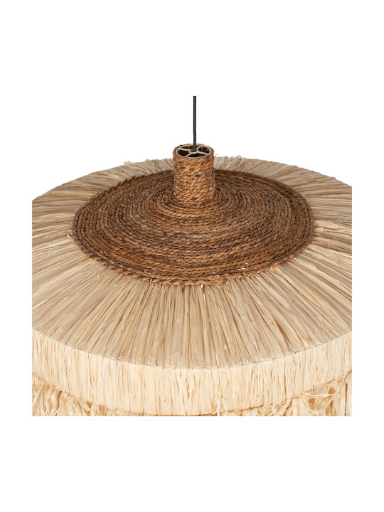 HomeMarkt Ceiling Light Beige Boho with Rope for E27 Socket 80x80cm