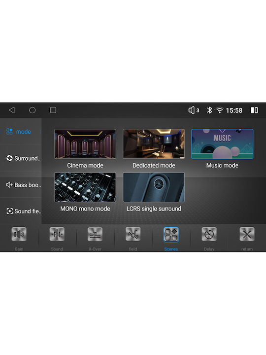 Lenovo Автомобилна Аудио Система (Блутут/USB/AUX/WiFi/GPS/Apple-Carplay/Android-Auto/CD) с Тъчскрийн 9"