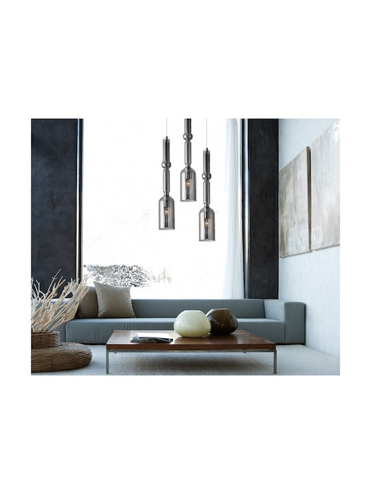 Luma Pendant Chandelier Rail for 5 Bulbs E14, E.14 Honey