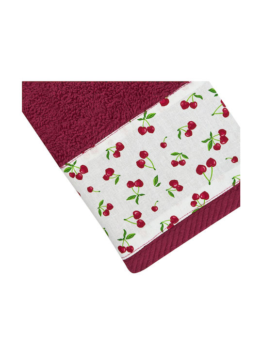 Family Enterprise Hand Towel 30x40cm. Burgundy Weight 450gr/m²