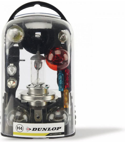 Dunlop Lamps Car Automotive Set H4 Halogen 12V 60W 11pcs