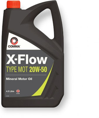 Comma Oil X-Flow Car Lubricant 20W-50 4.5lt