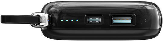 Joyroom Jelly Series JR-L002 Power Bank 10000mAh 22.5W с USB-C порт Черен