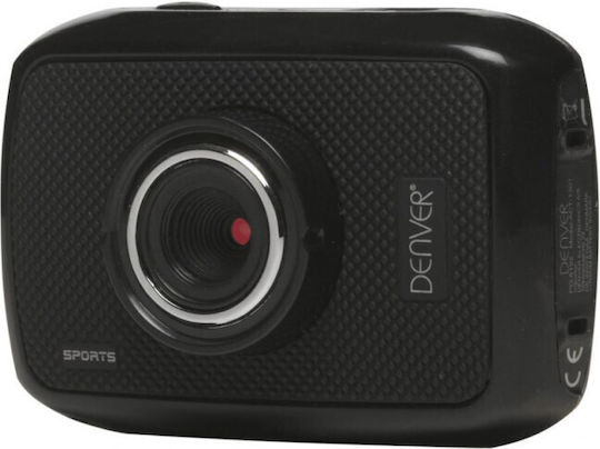 Denver ACT-1301 32GB Cameră de Acțiune HD (720p) Subacvatică (cu Carcasă) cu Ecran 1.77" Neagră