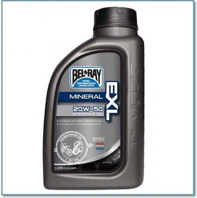 Bel-Ray EXL Mineral 4T 20W-50 4-Stroke Motorcycle Motor Oil 1lt