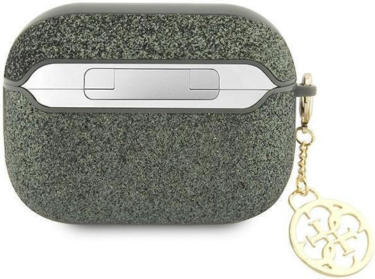 Guess Charm Collection Θήκη Σιλικόνης Khaki για Apple AirPods Pro