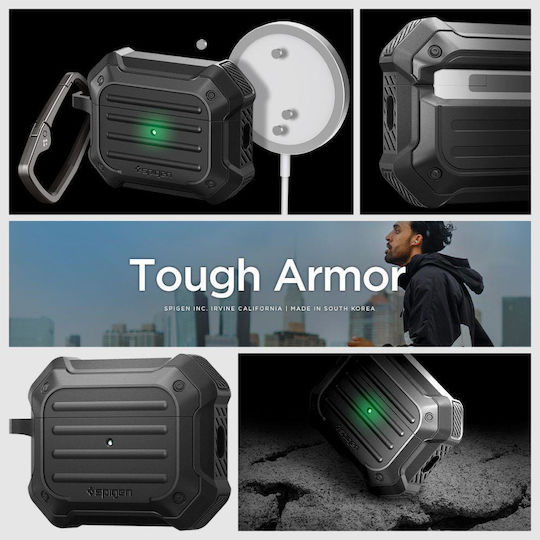 Spigen Tough Armor MagSafe Калъф в Черен цвят за Apple AirPods Pro