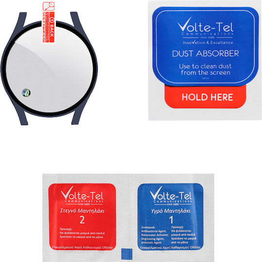 Volte-Tel Full Face Tempered Glass pentru Galaxy Watch 5 44mm 1buc 8325762 Albastru