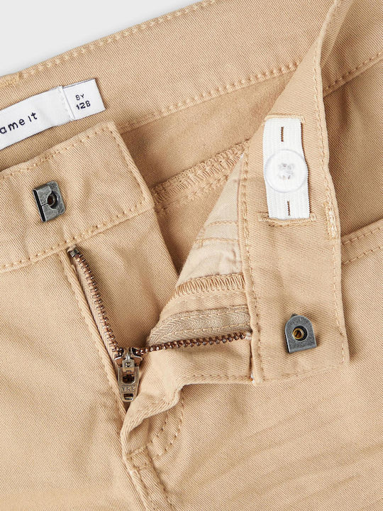 Kids' Shorts/Bermudas Fabric Beige