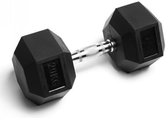 Optimum Dumbbell Hexagon Rubber 1 x 20kg