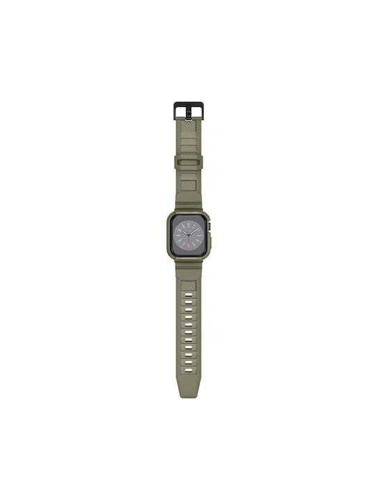 Spigen Rugged Armor ”Pro” Silicone Case Vintage Khaki for Apple Watch 4 / 5 / 6 / 7 / 8 / SE (44 / 45 MM)