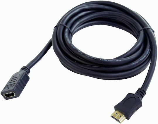 Cablexpert High Speed HDMI 2.0 Premium High Speed 4K 60Hz HDR Cable HDMI Male - HDMI Female 1.8m Black