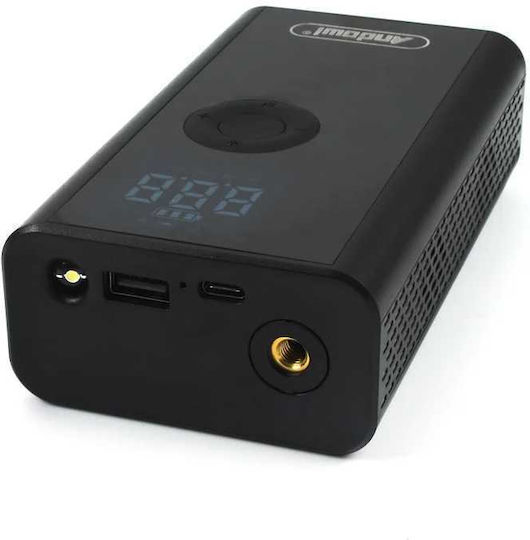 Andowl Τρόμπα Αυτοκινήτου Qdq555 150PSI με Καλώδιο Αναπτήρα 12V