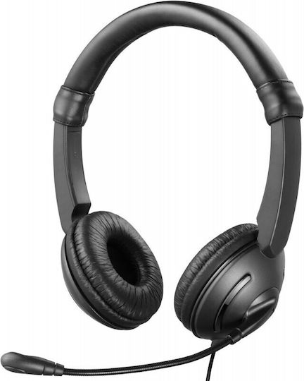 Sandberg MiniJack Headset Saver On Ear Multimedia Headphone with Microphone 3.5mm Jack