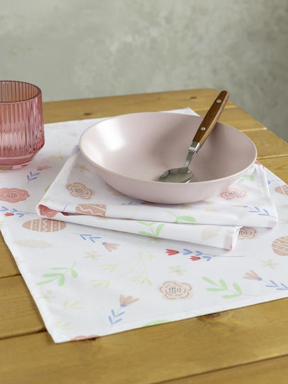Nima Easter Fest Easter Tablecloth White 190x190x150cm