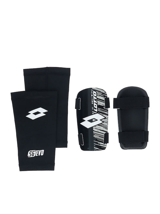 Lotto Protect 600 III Adults Soccer Shin Protectors Black 216937-20E