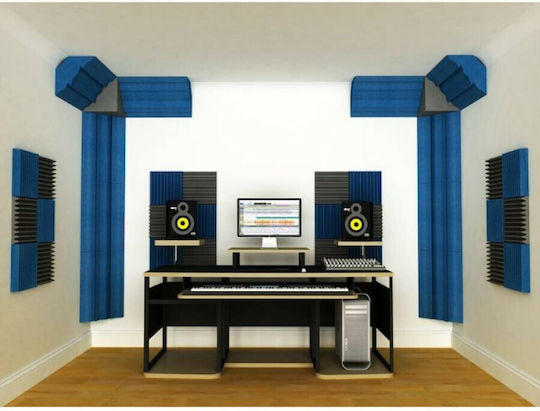 EQ Acoustics Project Cube Bass Trap 2 Pieces 30cm x 30cm x 300mm in Gray Color