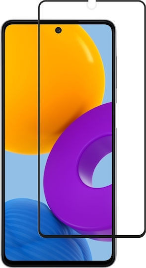 Crong 7D Nano Flexible 0.3mm Full Face Tempered Glass Μαύρο (Galaxy M52)