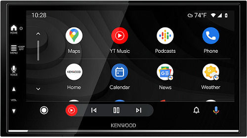 Kenwood Car Audio System 2DIN (Bluetooth/USB/WiFi/GPS/Apple-Carplay/Android-Auto) with Touch Screen 6.8"