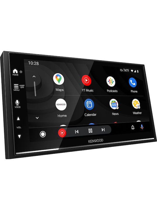 Kenwood Ηχοσύστημα Αυτοκινήτου 2DIN (Bluetooth/USB/WiFi/GPS/Apple-Carplay/Android-Auto) με Οθόνη Αφής 6.8"