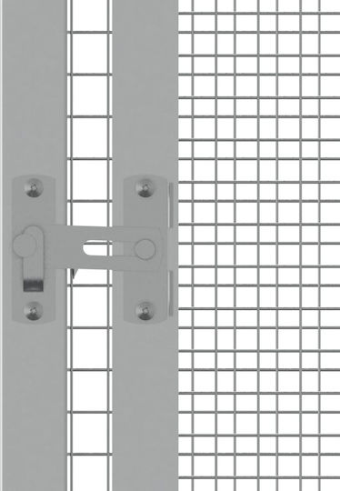 vidaXL 171550 Verzinkter Stahlkäfig für Vögel 302.5cmx324.5cmx211.5cmcm.