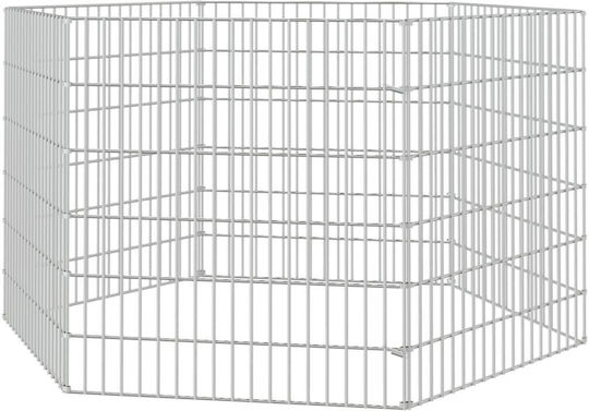 vidaXL 171573 Metal Cage for Rabbits 54x54x60cm
