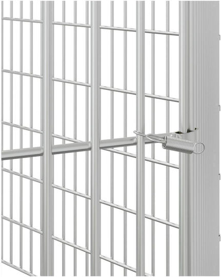 vidaXL 171573 Metal Cage for Rabbits 54x54x60cm