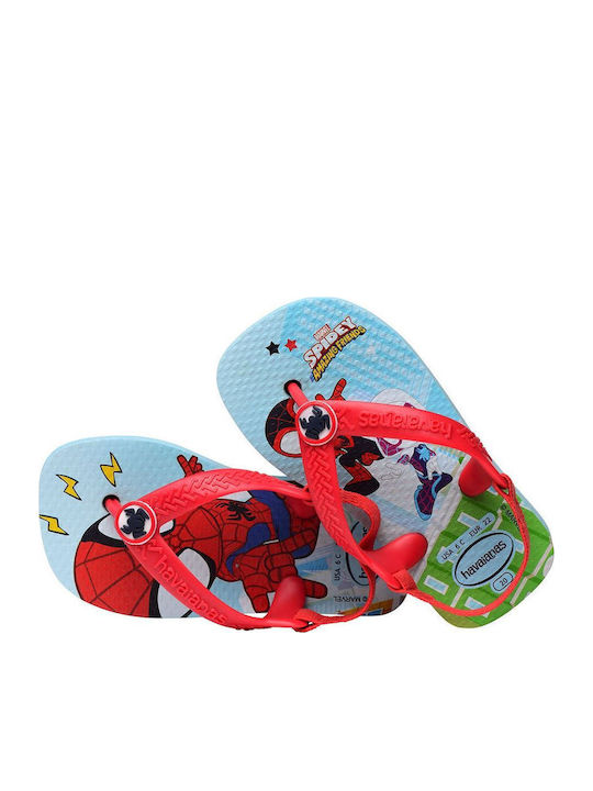 Kinder Flip Flops Rot Baby Marvel