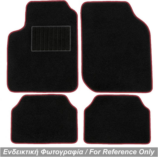 Race Axion Front Mats 2pcs for Smart ForTwo 2014 Red / Black