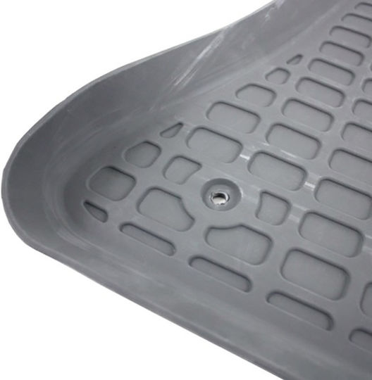 Carner Set of Front and Rear Mats 3pcs Tray Type for BMW X5 Gray