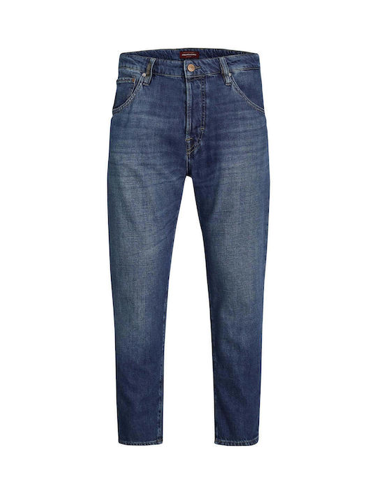 Men's Jeans Pants Cropped Blue