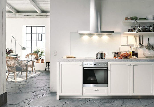 Miele PUR 98 W Kamin-Dunstabzug 89.8cm Inox