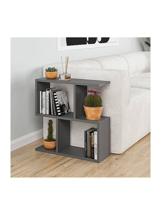 Rectangular Măsuță auxiliară Homemania Cărbune de lemn L60xW20xH60cm.