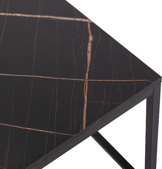 Quadratisches Zigon Grelay Holz Marmor 2 Stück M45xB45xH50cm