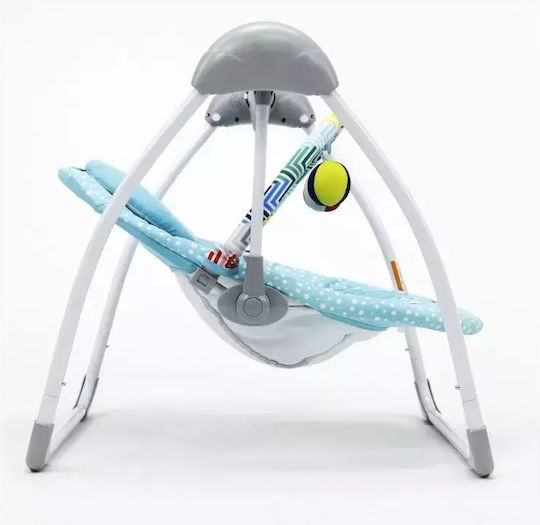 Asalvo Elektrisch Baby Relax Schaukel Musical mit Musik Blau für Kind bis 9kg