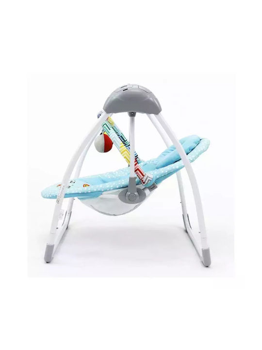 Asalvo Electric Baby Relax Swing Musical with Music Blue for Child up to 9kg