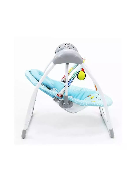 Asalvo Electric Baby Relax Swing Musical with Music Blue for Child up to 9kg
