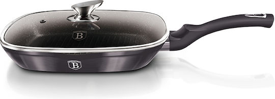 Berlinger Haus Metallic Line Грил С капачка от Алуминий с Каменно Покритие Carbon Pro Edition 28см