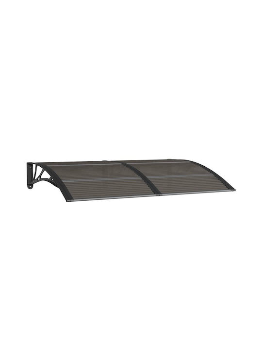 vidaXL Πολυκαρβονικό Στέγαστρο Π150xΒ100cm