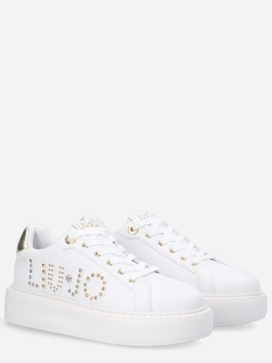 Liu Jo Flatforms Sneakers Λευκά