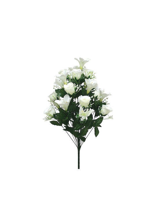 Marhome Bouquet of Artificial Flowers Green 60cm