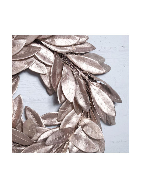 Kranz aus künstlichen Pflanzen Ficus Lyrata Champagne 40cm Supergreens