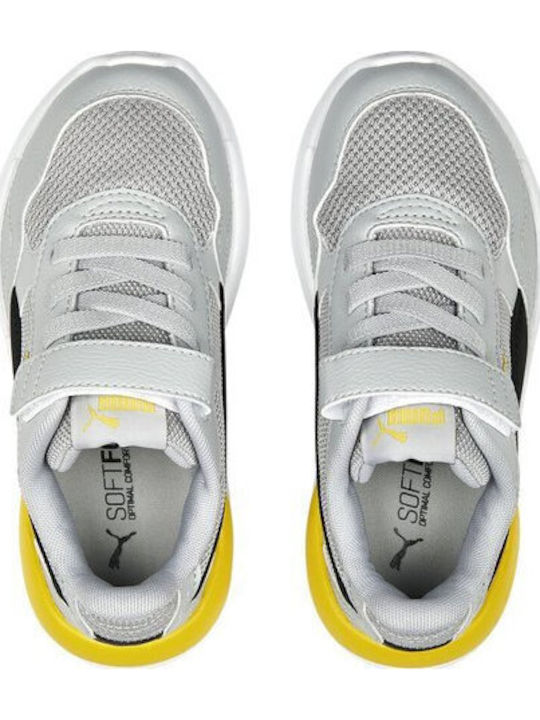 X-Ray Kids Sports Shoes Volleyball with Hoop & Loop Closure Gray