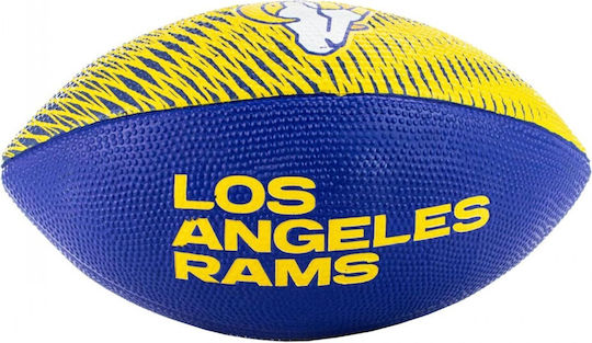 Wilson NFL Team Tailgate Jr Mingea de Rugby Rams din Los Angeles Galbenă