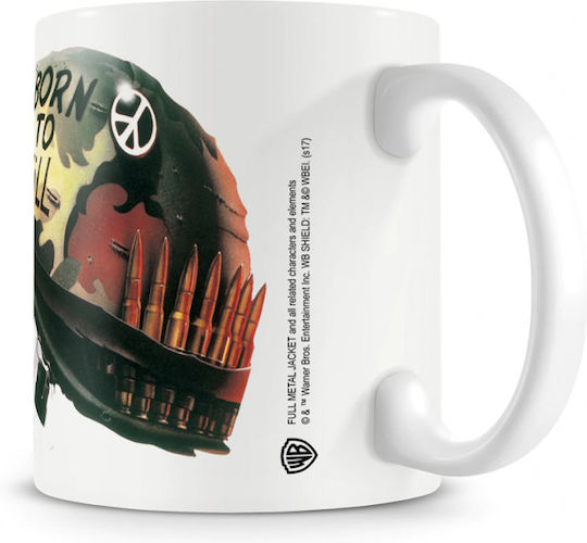 Hybris Full Metal Jacket Cană Ceramică Multicoloră 320ml