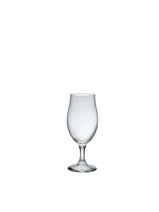 Bormioli Rocco Executive Set of Glasses Beer, μπίρας made of Glass Stemmed 261ml 6pcs