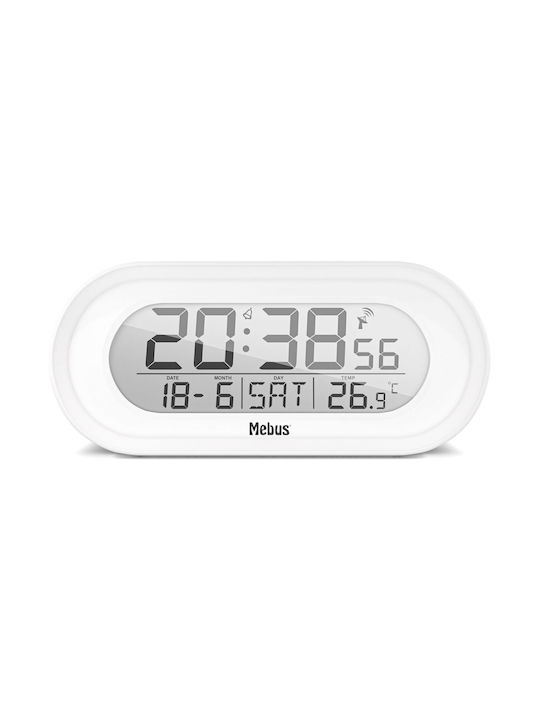 Mebus Funk Επιτραπέζιο Ψηφιακό Ρολόι με Ξυπνητήρι 25808