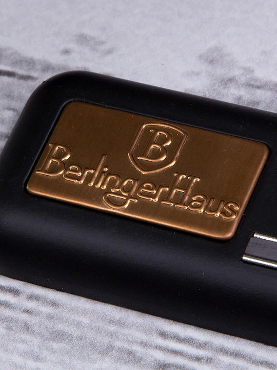 Berlinger Haus Black Rose Collection Messerset mit Block aus rostfreiem Stahl 5Stück