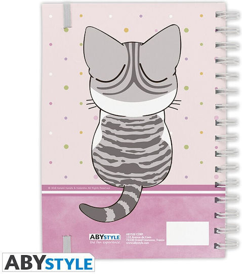 Abysse Chi`s Sweet Home Notizbuch 50 Blätter A5 Geregelt mit Gummiband Rosa