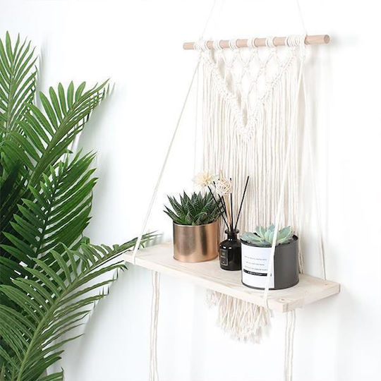 Next Macrame Hanging Wall Decor Made of Fabric 40x58cm